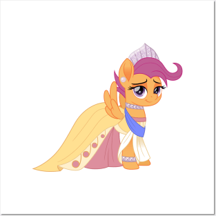 Scootaloo as Anastasia Posters and Art